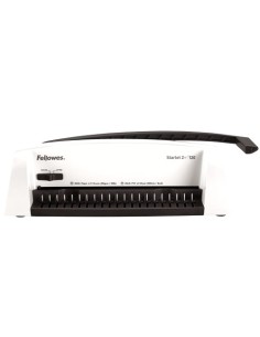 Fellowes Starlet 2+ raccoglitore ad anelli Grigio, Bianco 2