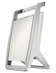 Leitz 52550004 portapenne Metallo, Plastica Argento, Bianco