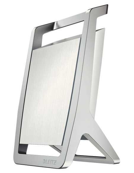 Leitz 52550004 portapenne Metallo, Plastica Argento, Bianco