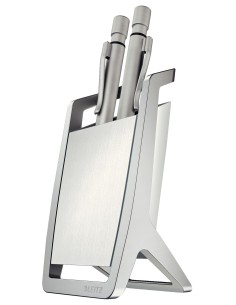 Leitz 52550004 portapenne Metallo, Plastica Argento, Bianco 2