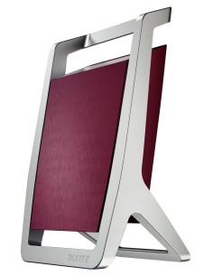 Leitz 52550028 portapenne Metallo, Plastica Rosso, Argento