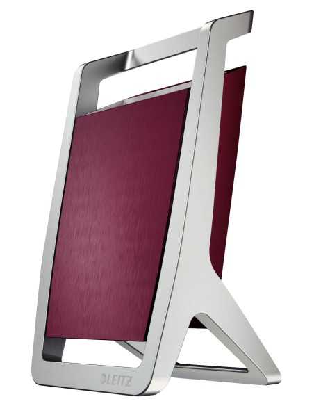 Leitz 52550028 portapenne Metallo, Plastica Rosso, Argento