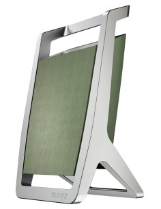 Leitz 52550053 portapenne Metallo, Plastica Verde, Argento