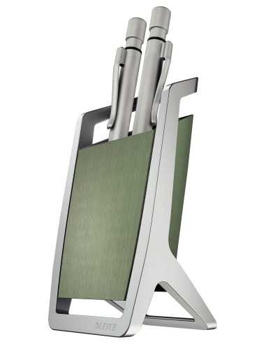 Leitz 52550053 portapenne Metallo, Plastica Verde, Argento