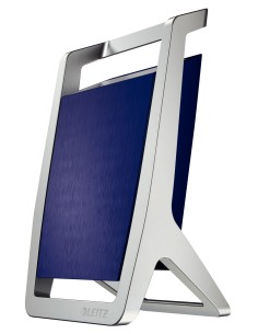 Leitz 52550069 portapenne Metallo, Plastica Blu, Argento