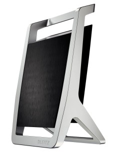 Leitz 52550094 portapenne Metallo, Plastica Nero, Argento