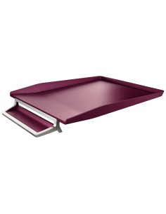 Leitz 52560028 vassoio da scrivania ABS sintetico, Metallo Rosso