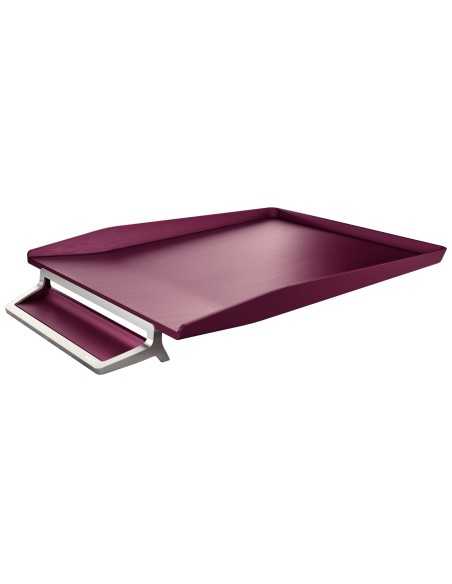 Leitz 52560028 vassoio da scrivania ABS sintetico, Metallo Rosso