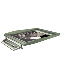 Leitz 52560053 vassoio da scrivania ABS sintetico, Metallo Verde 2