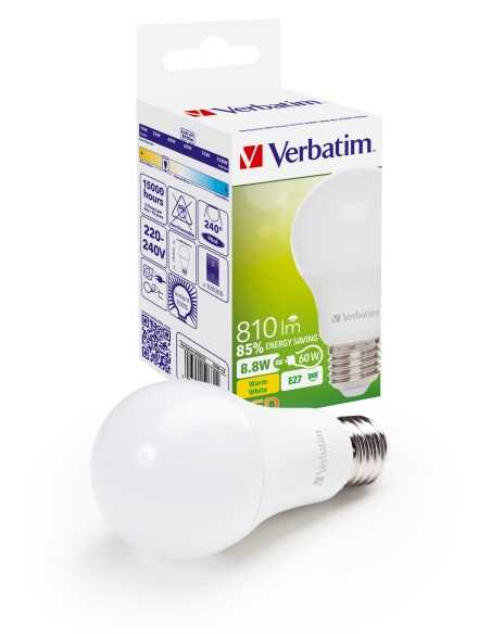 Verbatim Classic A lampada LED 8,8 W E27