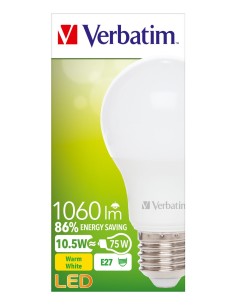 Verbatim Classic A lampada LED 10,5 W E27 2