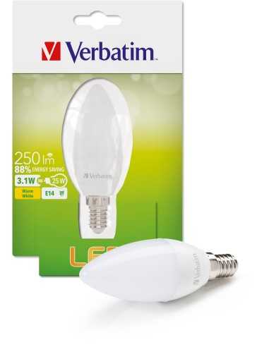 Verbatim Candle lampada LED 3,1 W E14