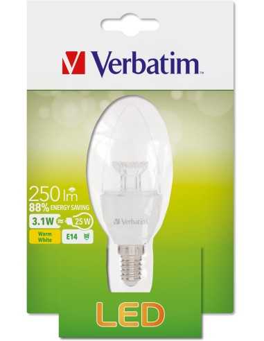 Verbatim Candle lampada LED 3,1 W E14