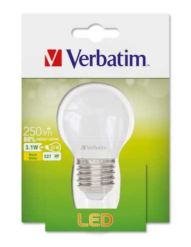 Verbatim Mini Globe lampada LED 3,1 W E27