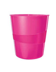 Leitz WOW Waste Bin Polistirolo Rosa