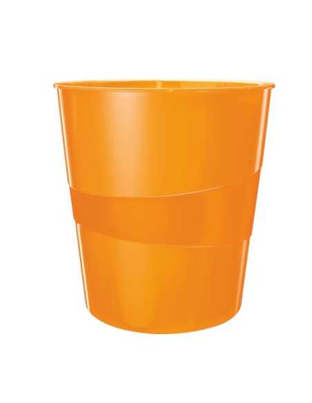 Leitz WOW Waste Bin Polistirolo Arancione