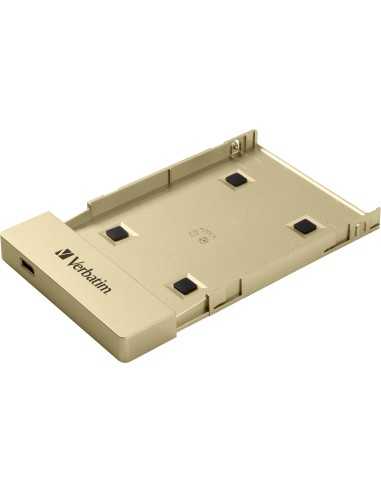 Verbatim Store 'n' Go Enclosure KIT per HDD SSD 2.5'' USB-C 3.1 - Oro