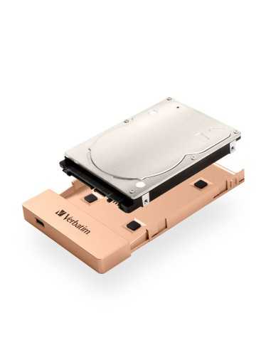 Verbatim Store 'n' Go Box esterno HDD SSD Oro 2.5"