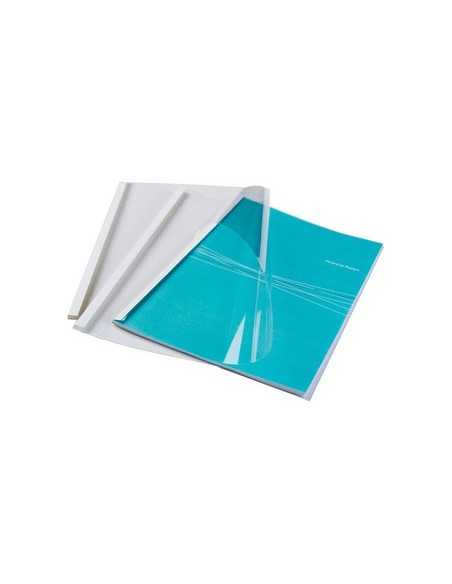 Fellowes 53152 cartellina A4 Plastica Trasparente, Bianco 100 pz