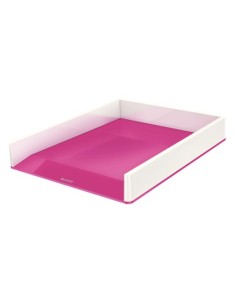 Leitz 53611023 vassoio da scrivania Polistirolo Metallico, Rosa