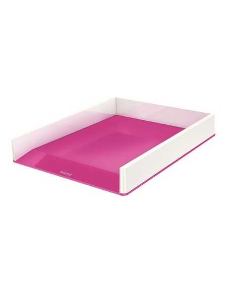 Leitz 53611023 vassoio da scrivania Polistirolo Metallico, Rosa