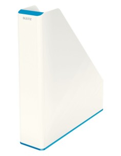 Leitz 53621036 scatola per la conservazione di documenti Poliestere Blu, Bianco