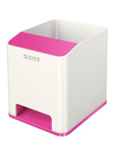 Leitz 53631023 portapenne Polistirolo Rosa, Bianco