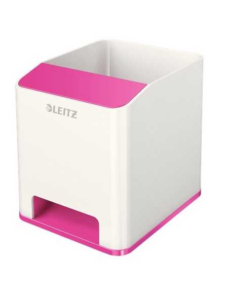 Leitz 53631023 portapenne Polistirolo Rosa, Bianco