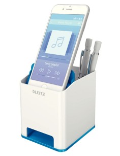 Leitz 53631036 portapenne Polistirolo Blu, Bianco 2