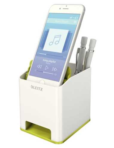 Leitz 53631064 portapenne Polistirolo Verde, Bianco