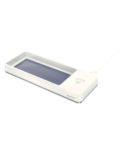 Leitz WOW Da tavolo Polistirolo Metallico, Bianco