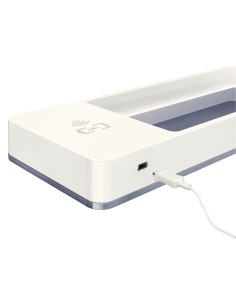 Leitz WOW Da tavolo Polistirolo Metallico, Bianco 2
