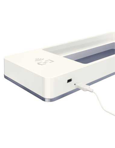 Leitz WOW Da tavolo Polistirolo Metallico, Bianco