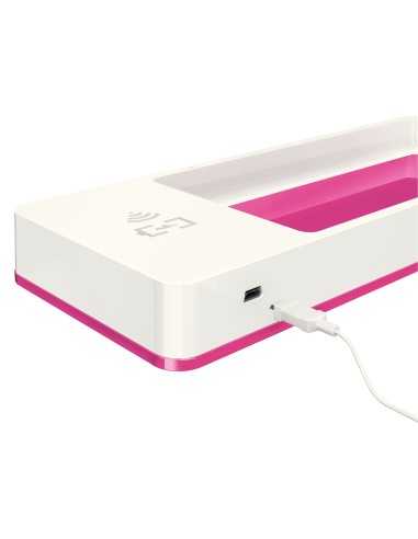 Leitz WOW Da tavolo Polistirolo Metallico, Rosa