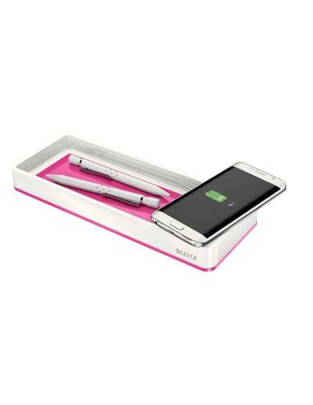Leitz WOW Da tavolo Polistirolo Metallico, Rosa