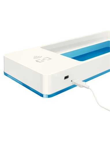 Leitz WOW Da tavolo Polistirolo Blu, Metallico
