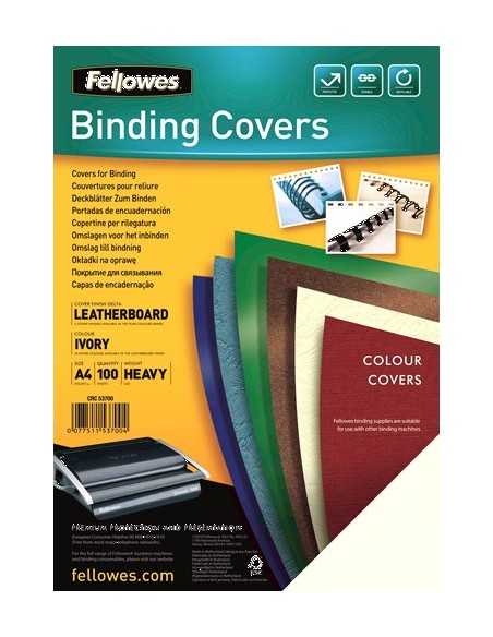 Fellowes 5370004 cartellina A4 Carta Avorio 100 pz