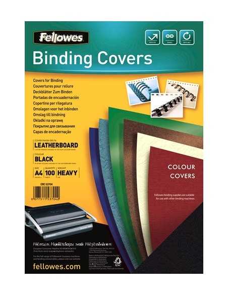 Fellowes Delta A4 Carta Nero 100 pz