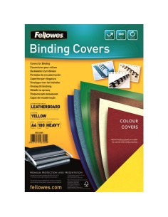 Fellowes 5370503 cartellina A4 Carta Giallo 100 pz