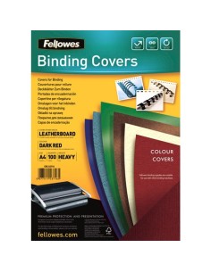 Fellowes 5371603 cartellina A4 Carta Rosso 100 pz