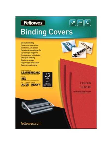 Fellowes 5373702 cartellina A4 Carta Rosso 25 pz