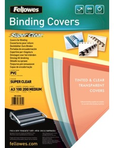Fellowes 53764 cartellina A3 PVC Trasparente 100 pz