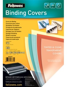 Fellowes 5377201 cartellina A4 Plastica, PVC Rosso, Trasparente 100 pz