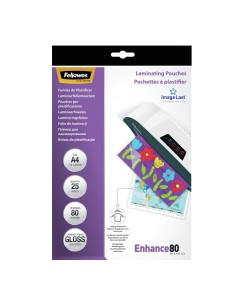 Fellowes 5396205 pellicola per plastificatrice 25 pz 2