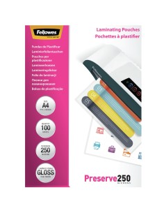 Fellowes 5401802 pellicola per plastificatrice 100 pz