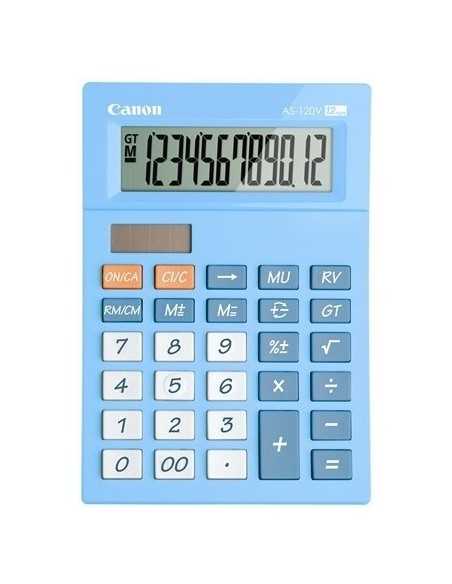 Canon AS-120V calcolatrice Desktop Calcolatrice di base Blu