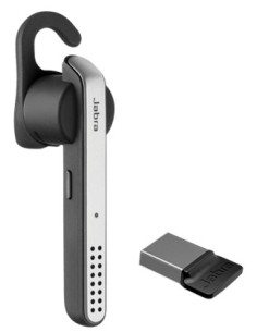 Jabra Stealth UC MS Auricolare Wireless A clip, In-ear Musica e Chiamate Micro-USB Bluetooth Nero
