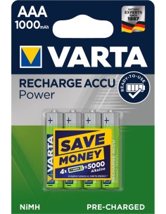 Varta 5703301404 Batteria ricaricabile Mini Stilo AAA Nichel-Metallo Idruro (NiMH)
