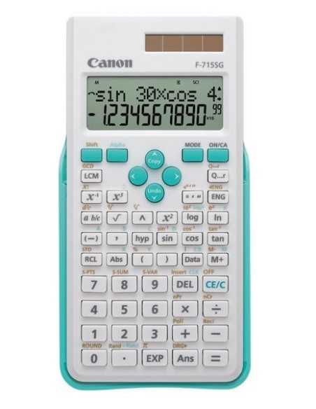 Canon F-715SG calcolatrice Desktop Calcolatrice scientifica Blu, Bianco