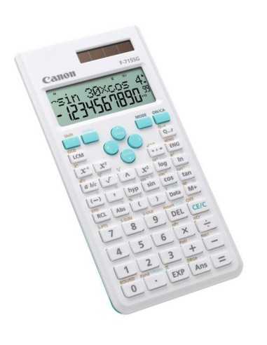 Canon F-715SG calcolatrice Desktop Calcolatrice scientifica Blu, Bianco